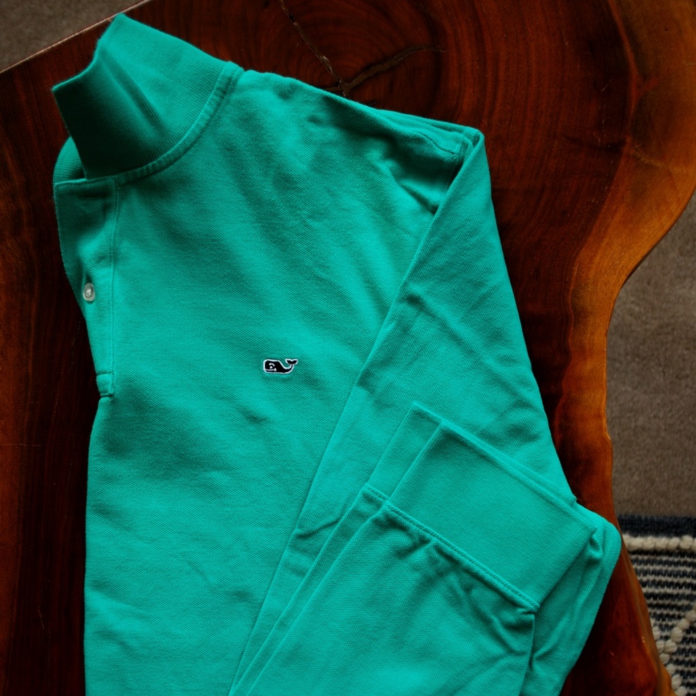 Vineyard Vines Long Sleeve Pique Polo Shirt